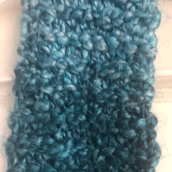 Long Blue Scarf - Picture 5 of 5